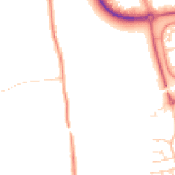 Daytime road noise heatmap for CM13 3GE