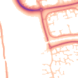 Daytime road noise heatmap for CM13 3GQ
