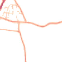 Daytime road noise heatmap for CM13 3GU