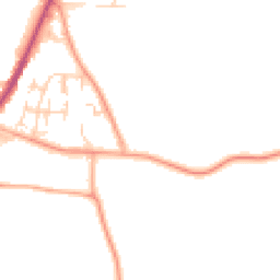 Daytime road noise heatmap for CM13 3GW