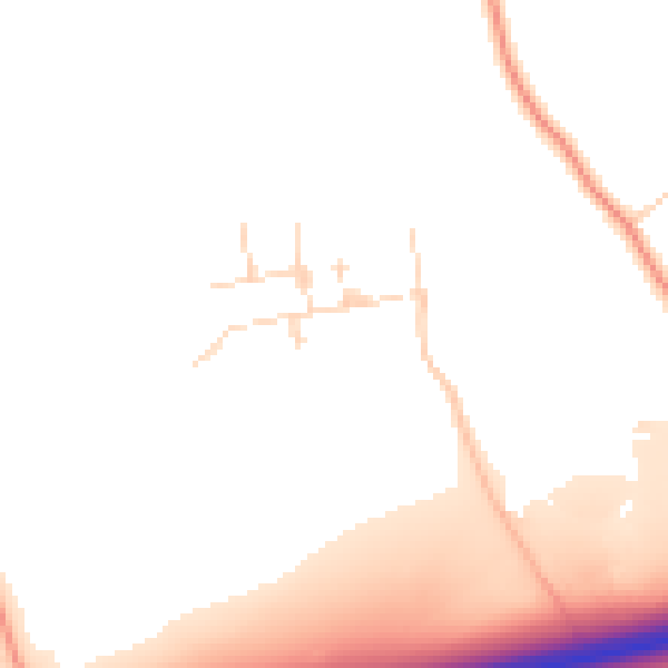 Daytime road noise heatmap for CM13 3HD