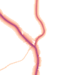 Daytime road noise heatmap for CM13 3JU