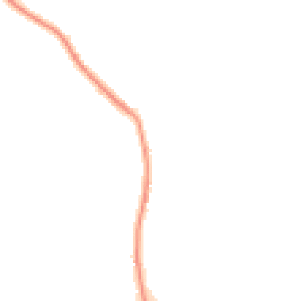 Night-time road noise heatmap for CM13 3JZ