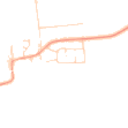 Daytime road noise heatmap for CM13 3NG