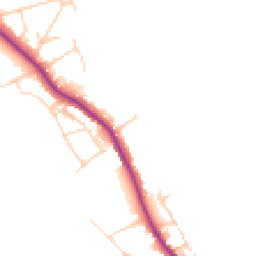 Daytime road noise heatmap for CM13 3NT
