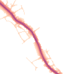 Daytime road noise heatmap for CM13 3NX