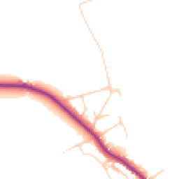 Daytime road noise heatmap for CM13 3QL