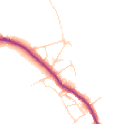 Daytime road noise heatmap for CM13 3QT