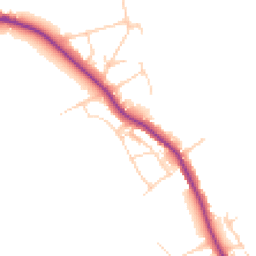 Daytime road noise heatmap for CM13 3RF