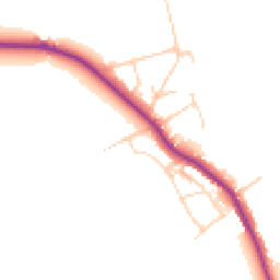 Daytime road noise heatmap for CM13 3RG