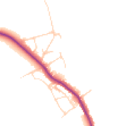 Daytime road noise heatmap for CM13 3RS