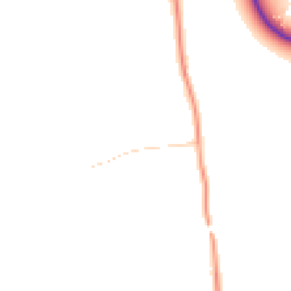 Daytime road noise heatmap for CM13 3SR