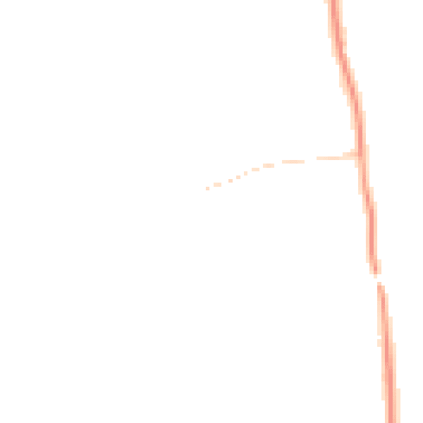 Daytime road noise heatmap for CM13 3SS