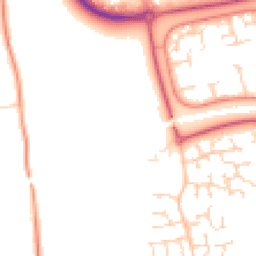 Daytime road noise heatmap for CM13 3SY