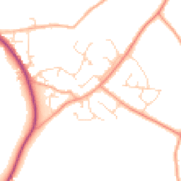 Daytime road noise heatmap for CM15 0AZ