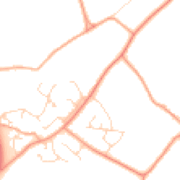 Daytime road noise heatmap for CM15 0BE