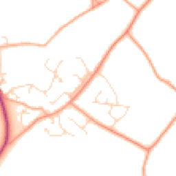 Daytime road noise heatmap for CM15 0BJ