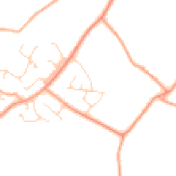 Daytime road noise heatmap for CM15 0BU