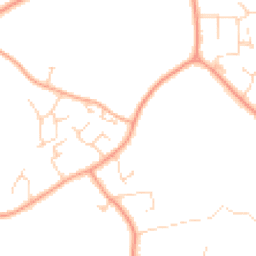Daytime road noise heatmap for CM15 0DA