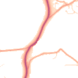 Daytime road noise heatmap for CM15 0DF