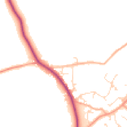 Daytime road noise heatmap for CM15 0DH