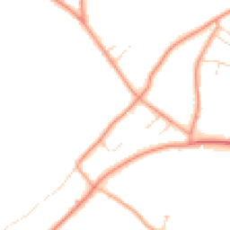 Daytime road noise heatmap for CM15 0DU