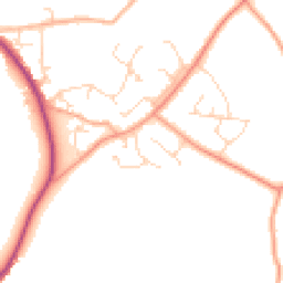 Daytime road noise heatmap for CM15 0EX