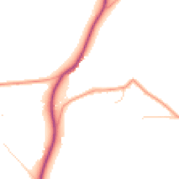 Daytime road noise heatmap for CM15 0JN