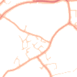 Daytime road noise heatmap for CM15 0LN