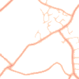 Daytime road noise heatmap for CM15 0NJ