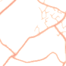 Daytime road noise heatmap for CM15 0NQ