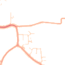 Daytime road noise heatmap for CM15 0QG