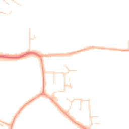 Daytime road noise heatmap for CM15 0QQ