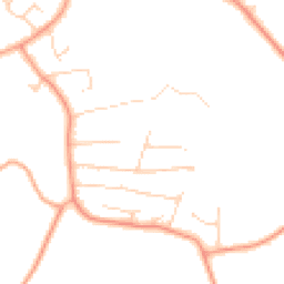 Daytime road noise heatmap for CM15 0RL