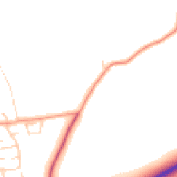 Daytime road noise heatmap for CM15 0SB