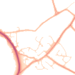 Daytime road noise heatmap for CM15 0XA