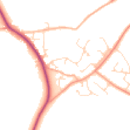 Daytime road noise heatmap for CM15 0XF