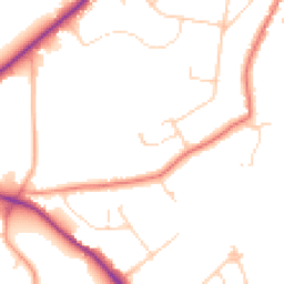 Daytime road noise heatmap for CM15 8BT