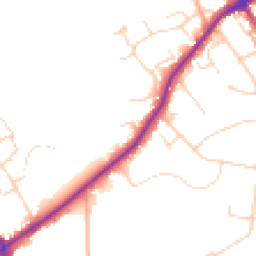 Daytime road noise heatmap for CM15 8ER