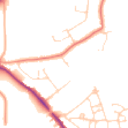 Daytime road noise heatmap for CM15 8HD