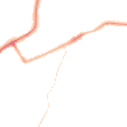 Night-time road noise heatmap for CM15 8HY