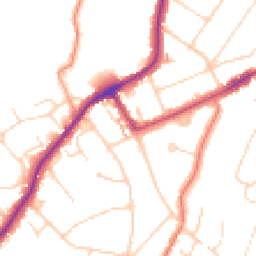 Daytime road noise heatmap for CM15 8JU