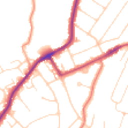 Daytime road noise heatmap for CM15 8LZ