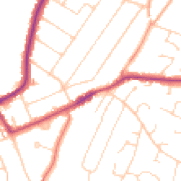 Daytime road noise heatmap for CM15 8PA