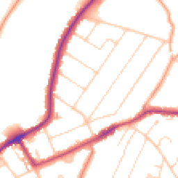 Daytime road noise heatmap for CM15 8PS