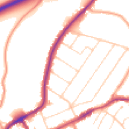 Daytime road noise heatmap for CM15 8QS