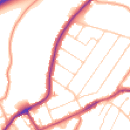 Daytime road noise heatmap for CM15 8QT