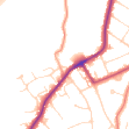 Daytime road noise heatmap for CM15 9AE