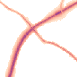 Night-time road noise heatmap for CM15 9EE