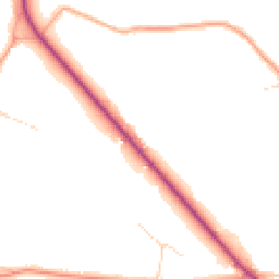 Daytime road noise heatmap for CM15 9FD